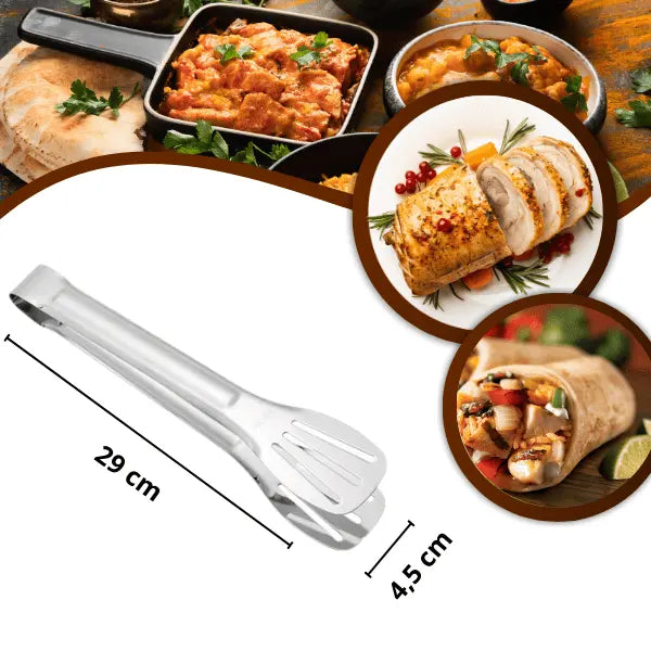 Pince de Cuisine Inox | ChefGrip™ - cuisine inspirante