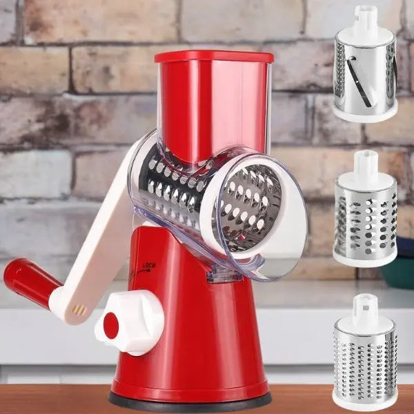 Hachoir Manuel – Multifonction – Rouge - cuisine inspirante