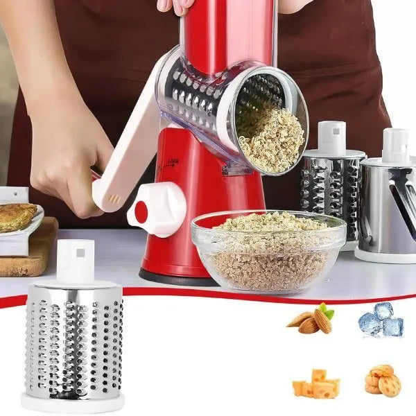 Hachoir Manuel – Multifonction – Rouge - cuisine inspirante