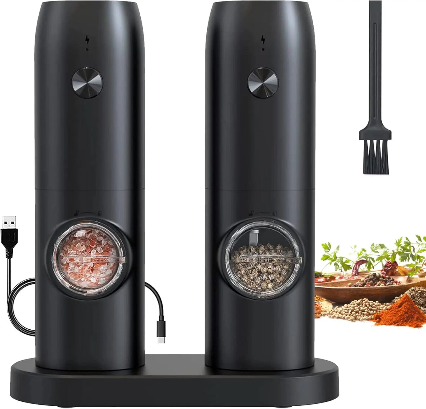 Moulin à sel et poivre électrique - cuisine inspirante