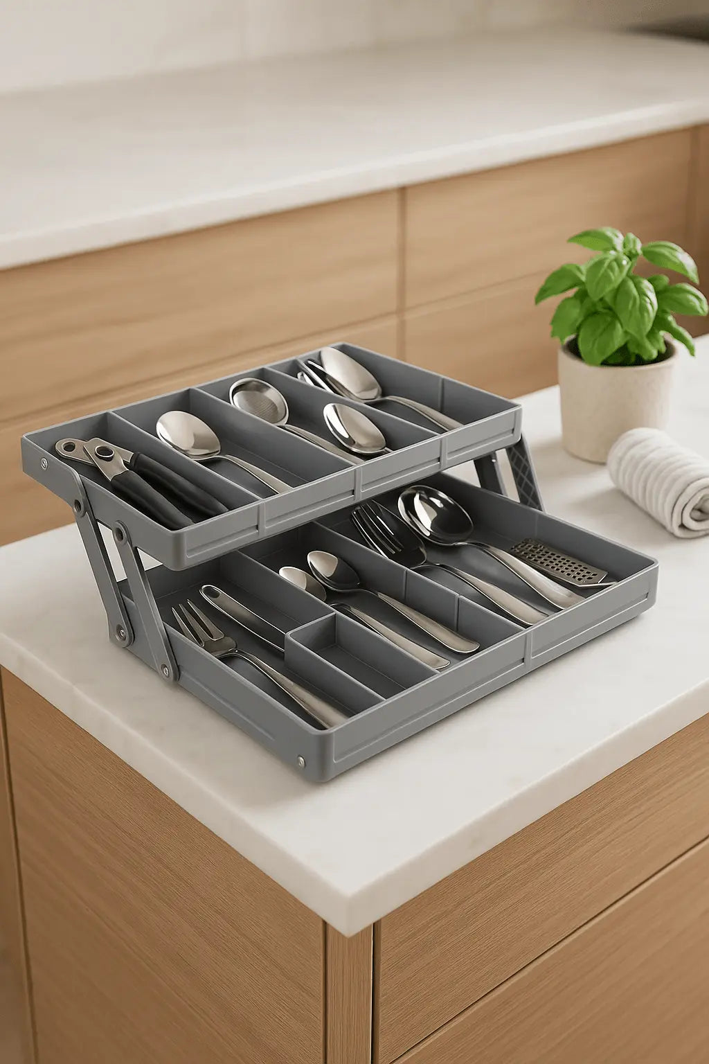 Organisateur de tiroir - Multi - niveaux SmartOrganizer - cuisine inspirante