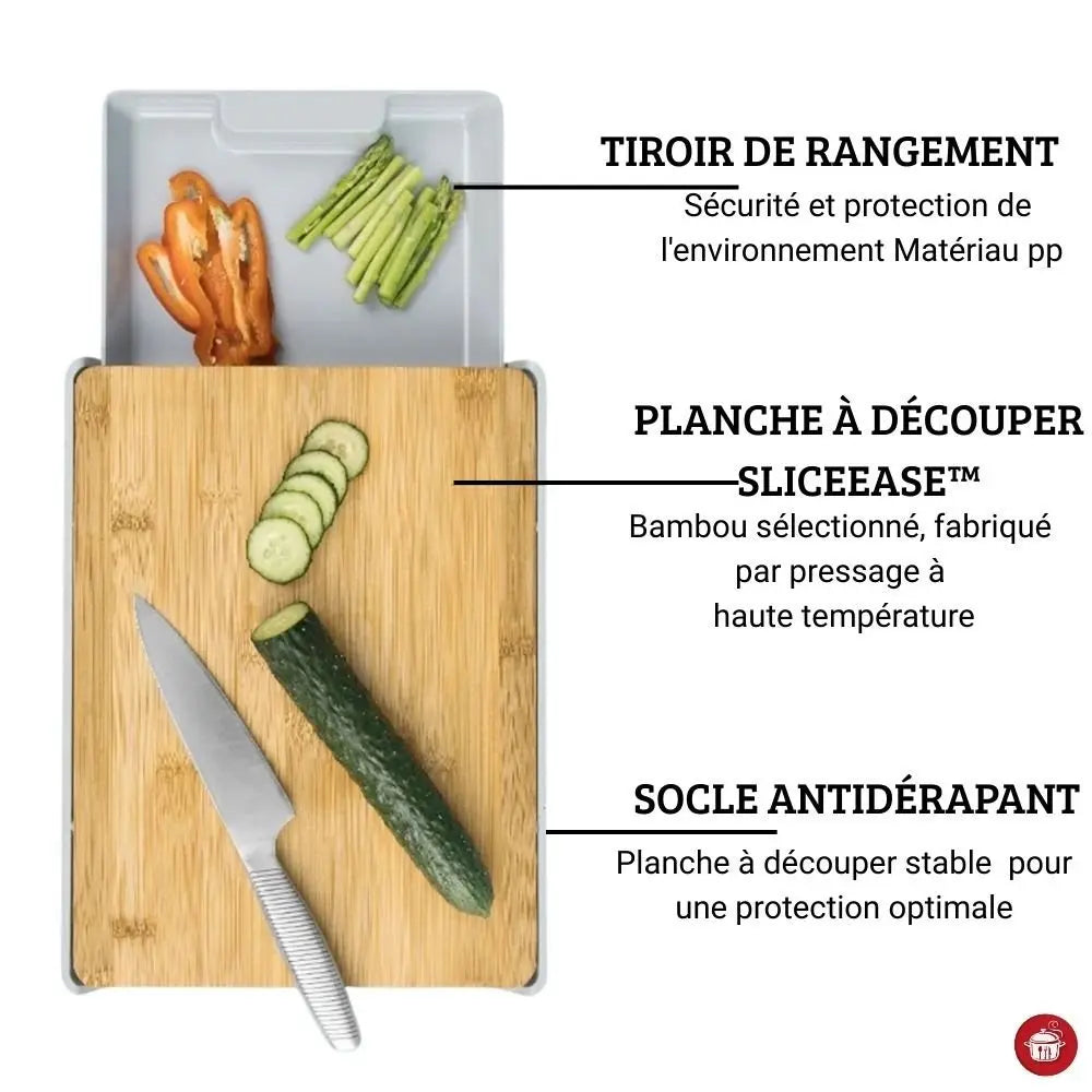 Planche à découper | SliceEase™ - cuisine inspirante