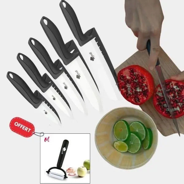 Set de couteau de cuisine – Céramique - cuisine inspirante