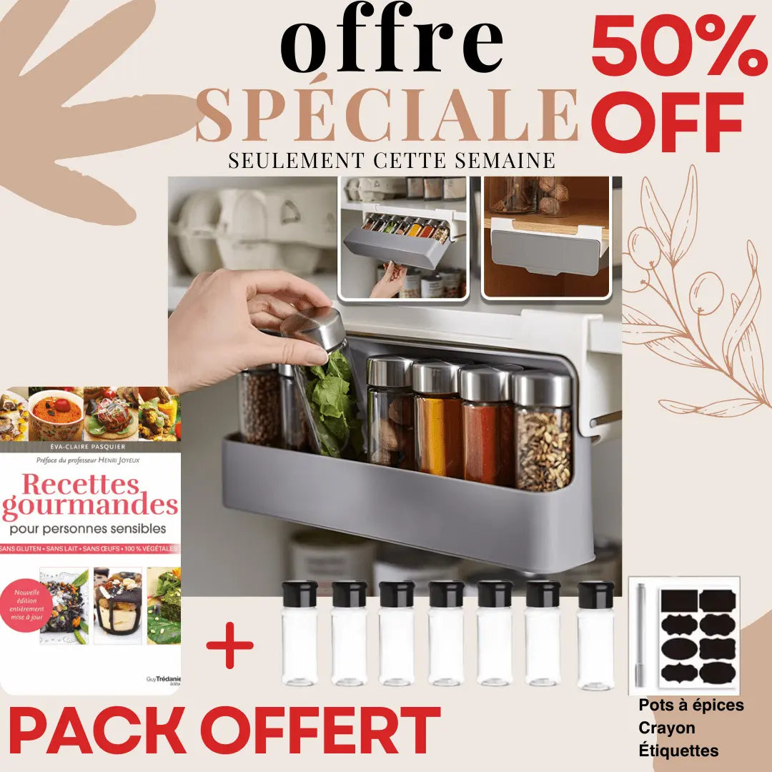 SpiceRack™ I TIROIR À ÉPICES - cuisine inspirante