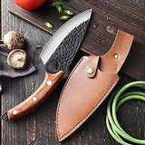 Couteau à lame incurvée · bois