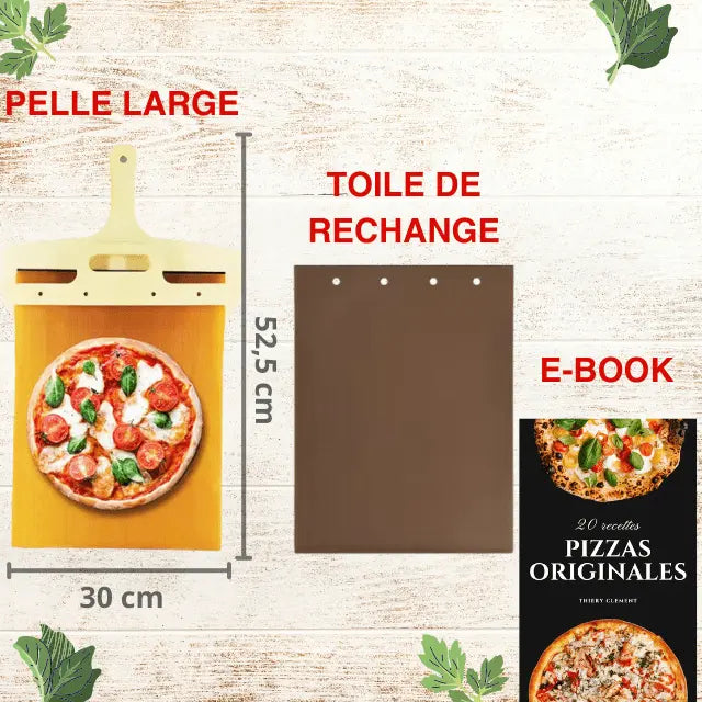 PELLE À PIZZA COULISSANTE I PERFECTSLIDE™ - cuisine inspirante