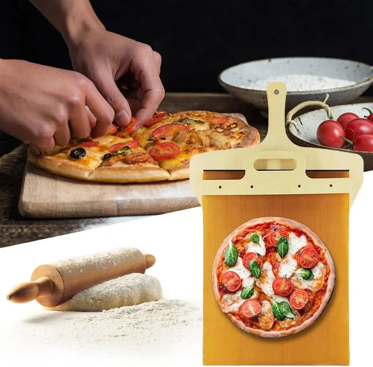 PELLE À PIZZA COULISSANTE I PERFECTSLIDE™ - cuisine inspirante