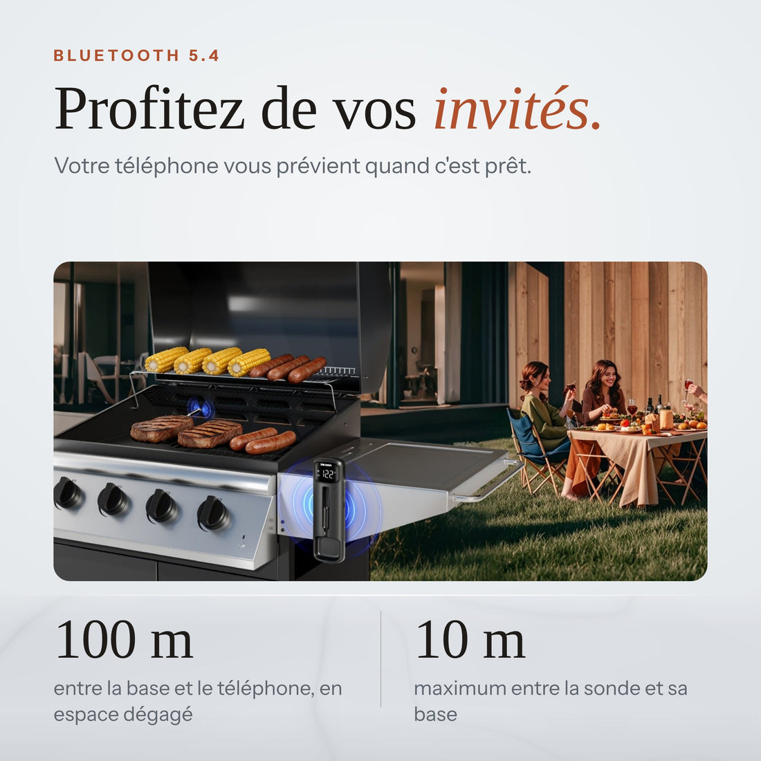 Vous passez le repas avec vos invités