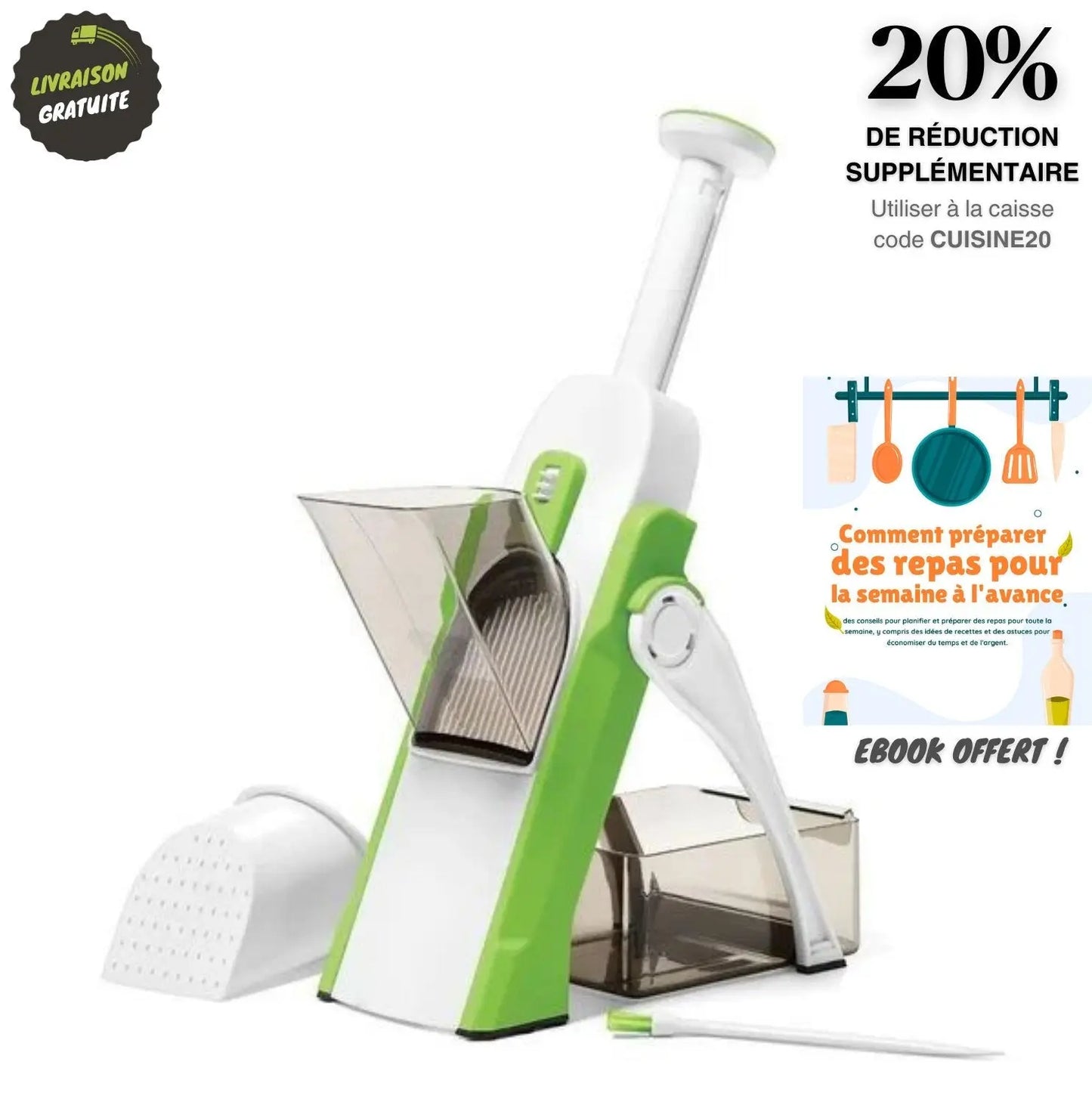 Mandoline Multifonction