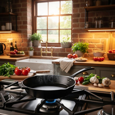 Poele inox - cuisine inspirante