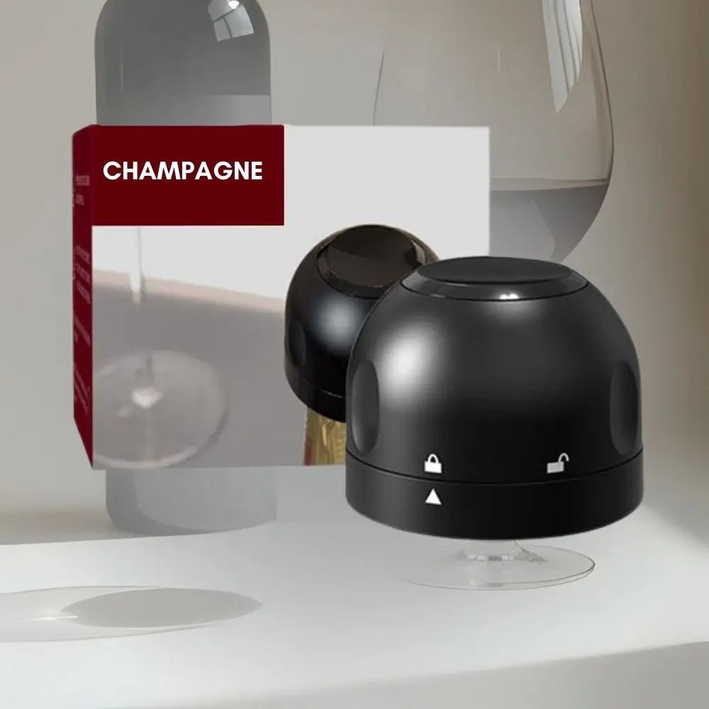Bouchon de vin sous vide réutilisable - cuisine inspirante