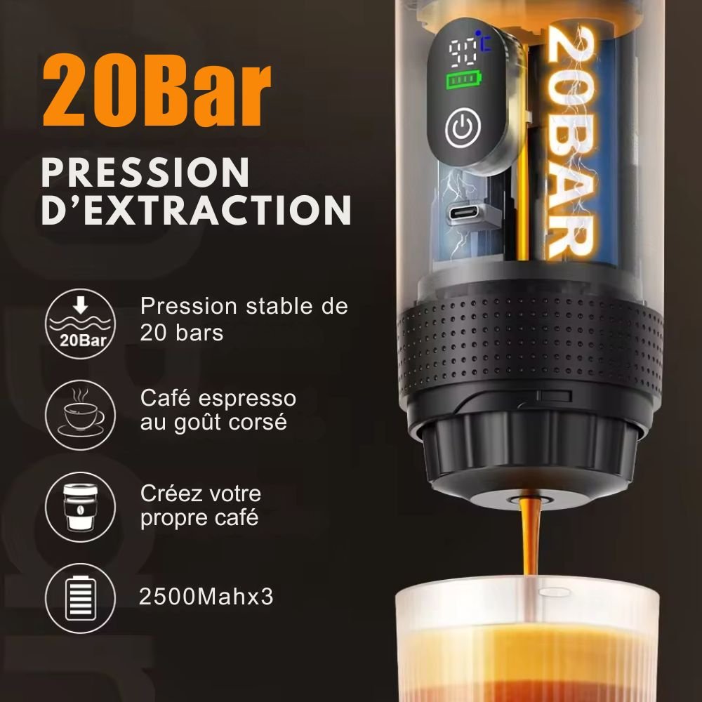 Machine à Café Portable - NomadBrew - cuisine inspirante