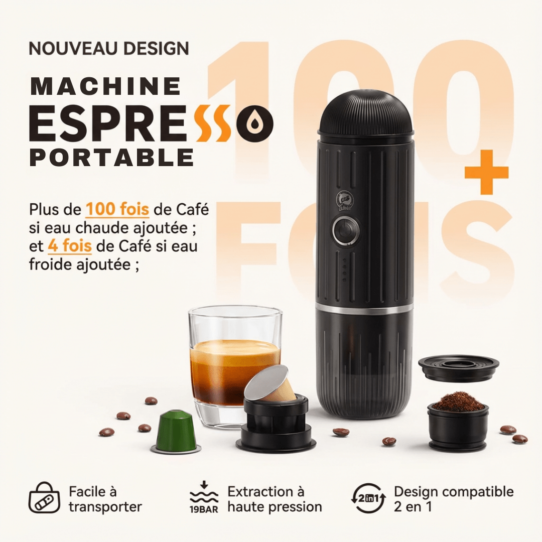 Machine à café expresso portable - cuisine inspirante