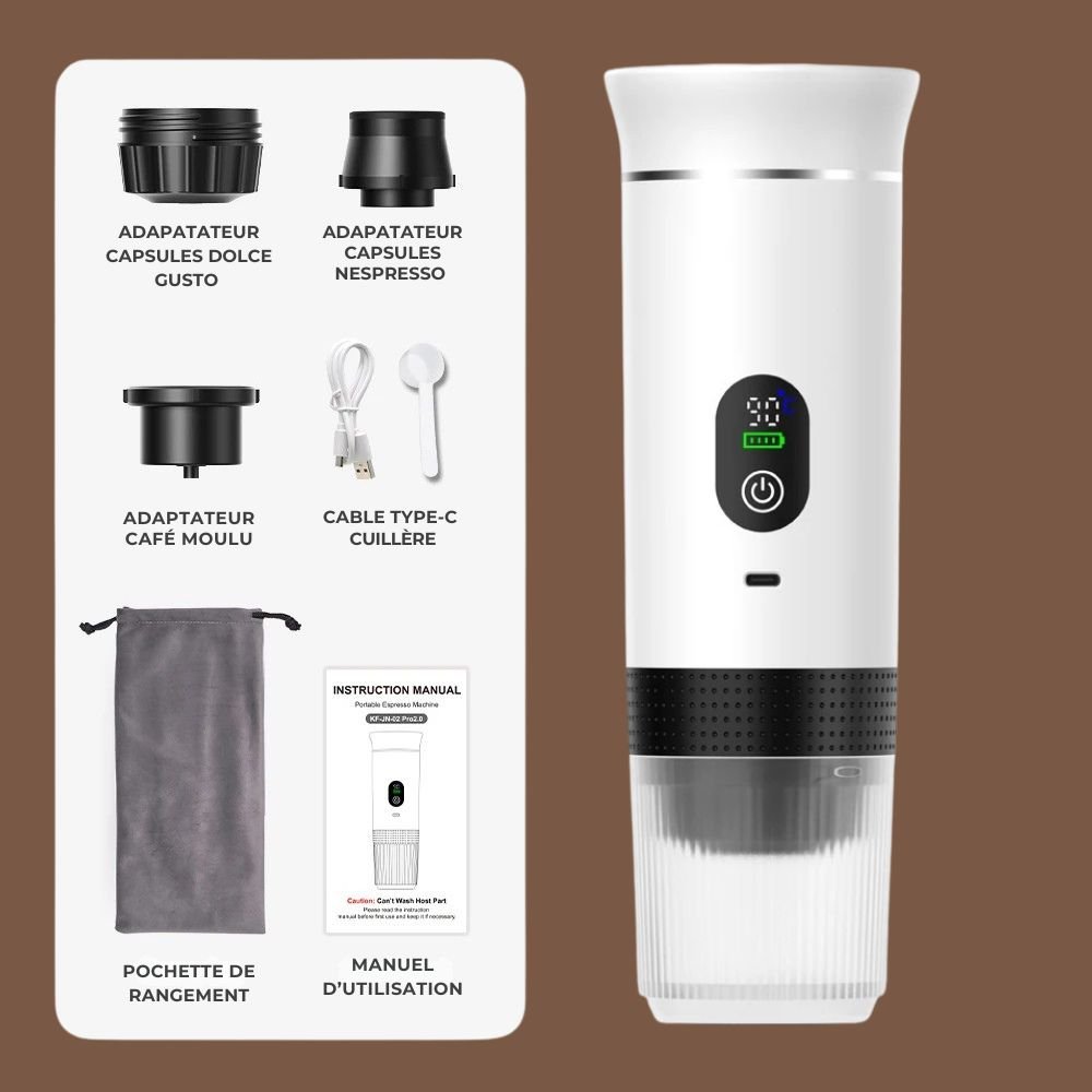 Machine à Café Portable - NomadBrew - cuisine inspirante