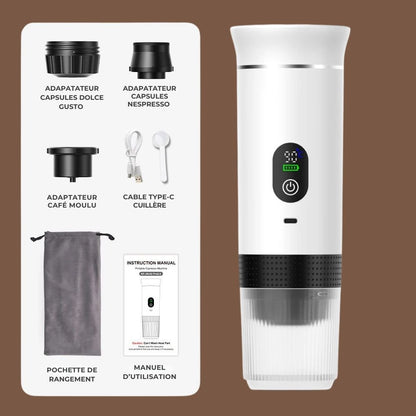 Machine à Café Portable - NomadBrew - cuisine inspirante