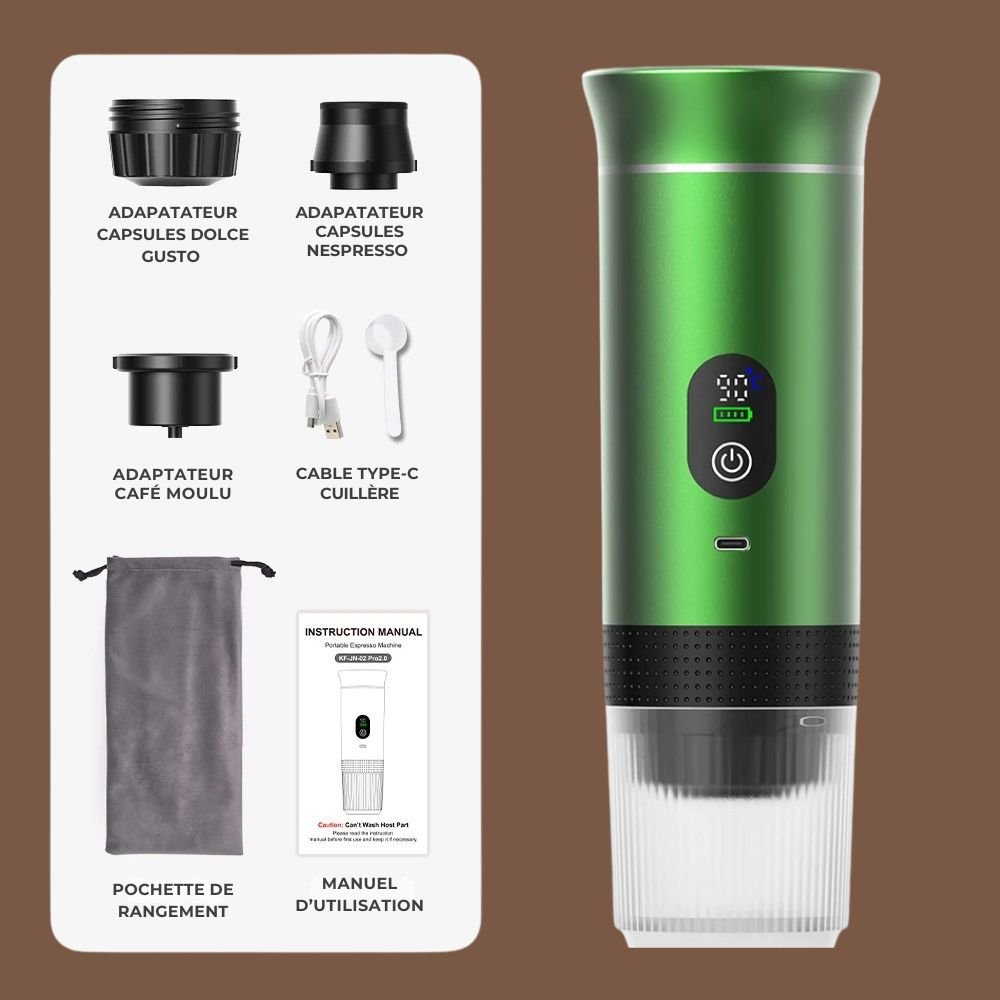 Machine à Café Portable - NomadBrew - cuisine inspirante