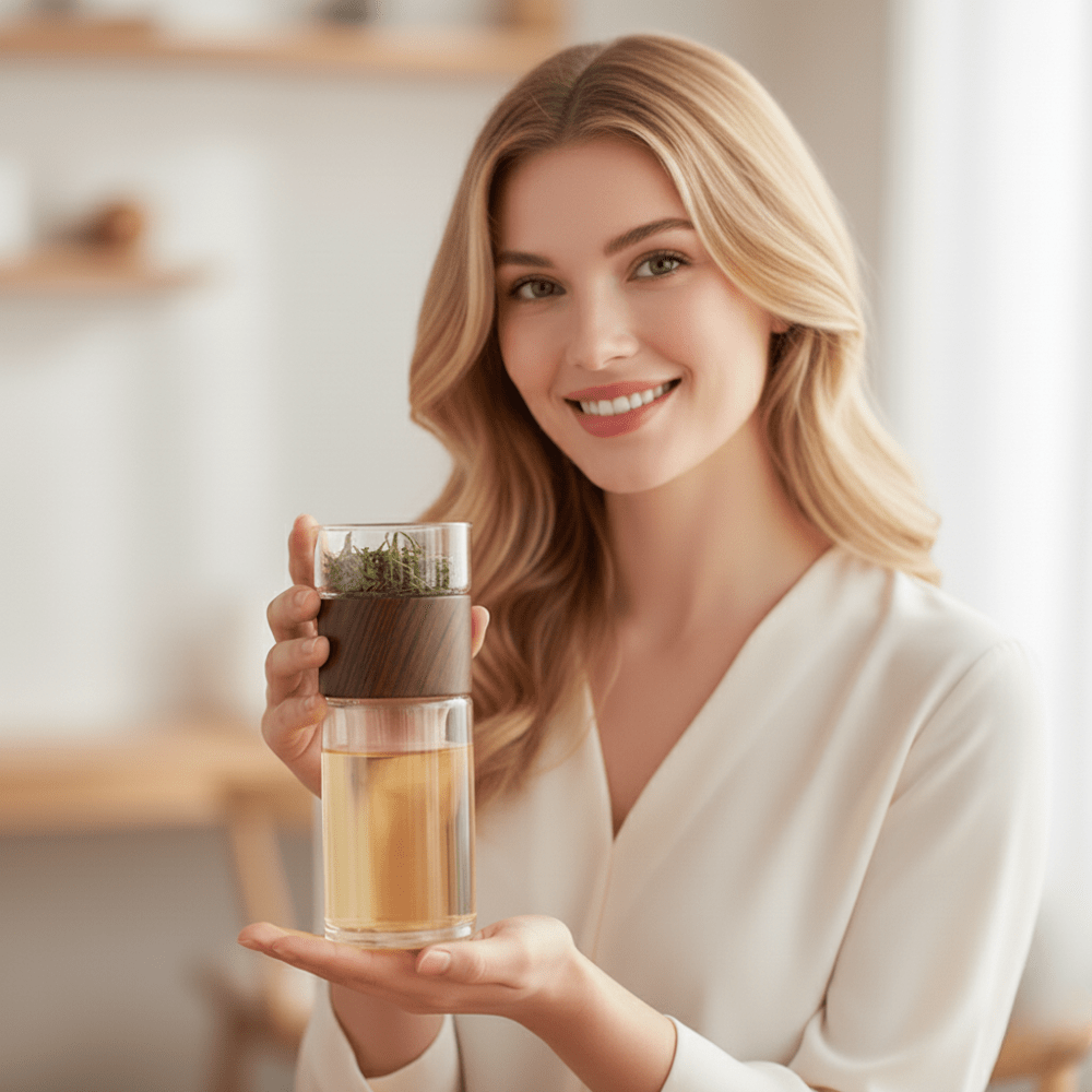 Infuseur à thé en verre - cuisine inspirante