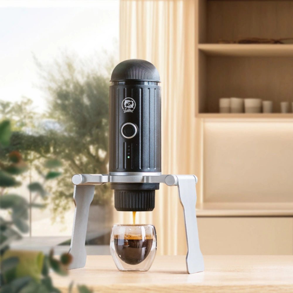 Support pour machine expresso portable - cuisine inspirante