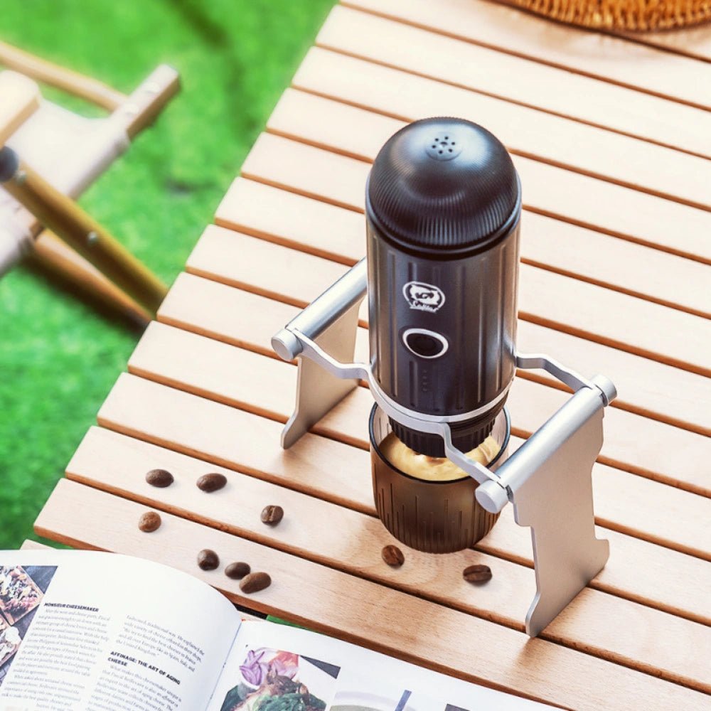 Support pour machine expresso portable - cuisine inspirante