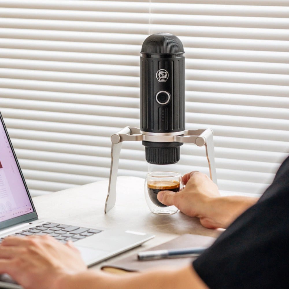 Support pour machine expresso portable - cuisine inspirante