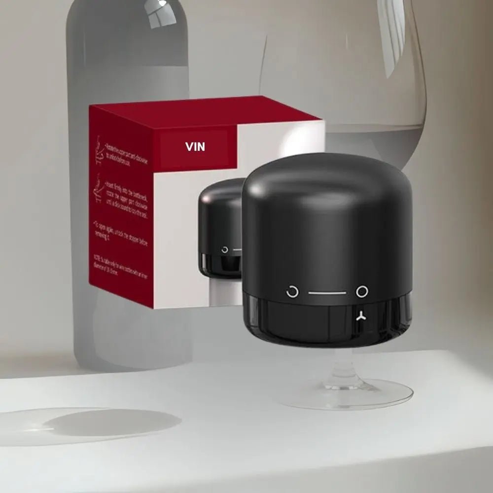 Bouchon de vin sous vide réutilisable - cuisine inspirante