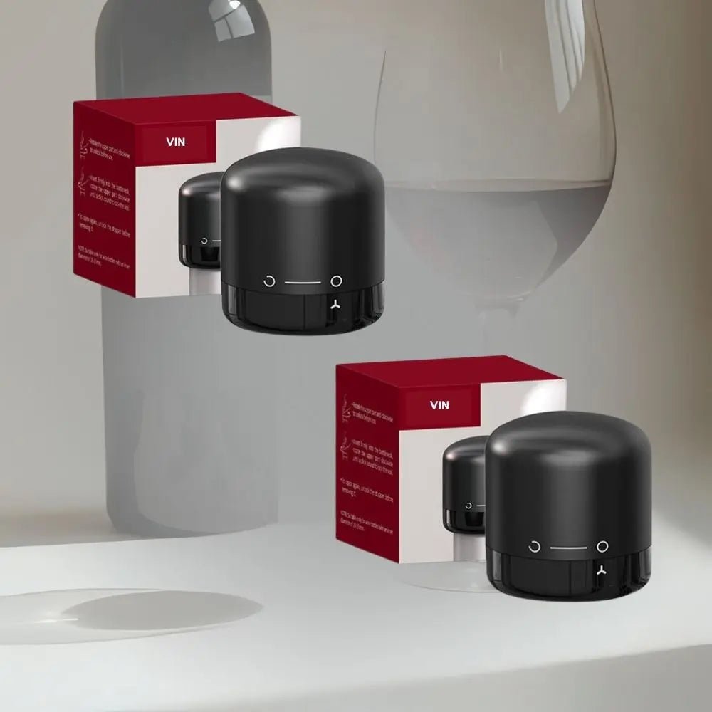 Bouchon de vin sous vide réutilisable - cuisine inspirante