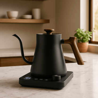 Kit Pour-Over : bouilloire électrique col de cygne à température réglable
