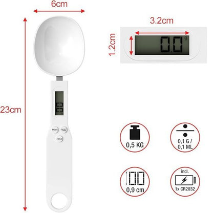 Cuillère Balance Numérique I DigitScale™ - Cuisine Inspirante