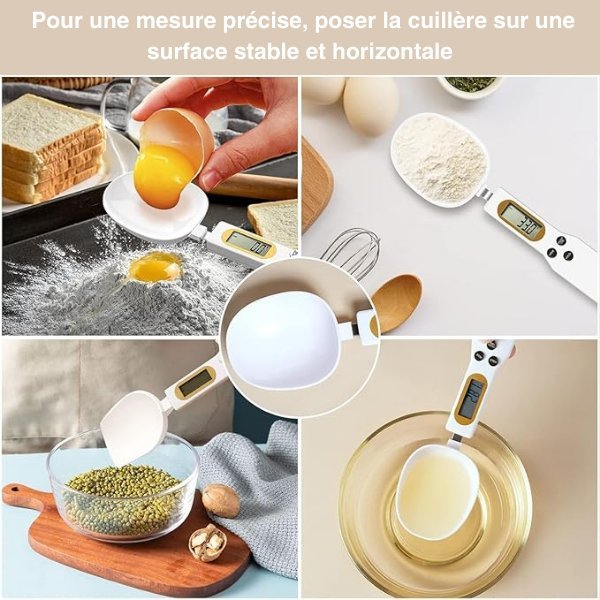 Cuillère Balance Numérique I DigitScale™ - Cuisine Inspirante