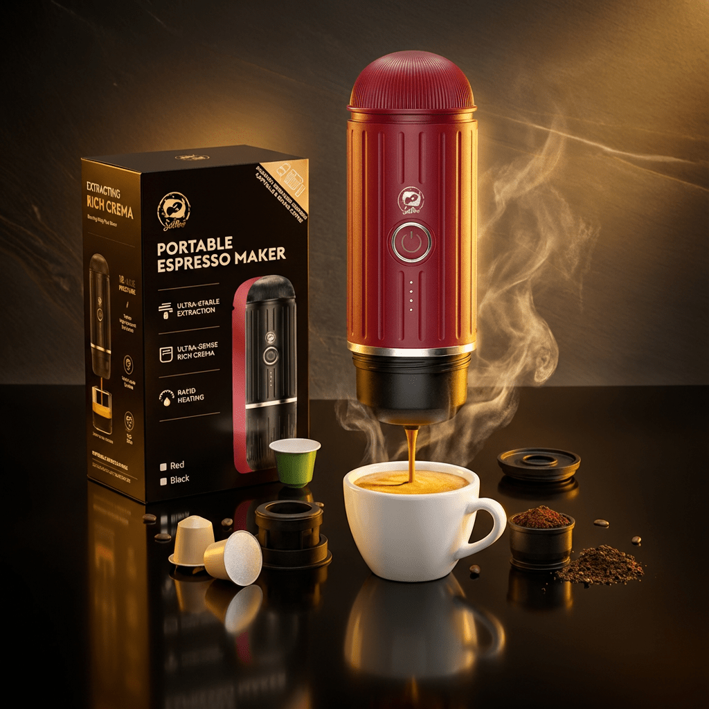 Machine à café expresso portable sans fil - cuisine inspirante