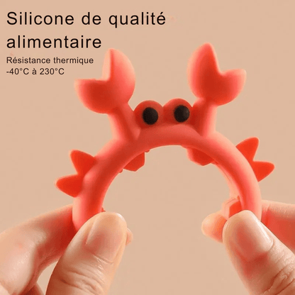Repose cuillere en silicone | Crabe - cuisine inspirante