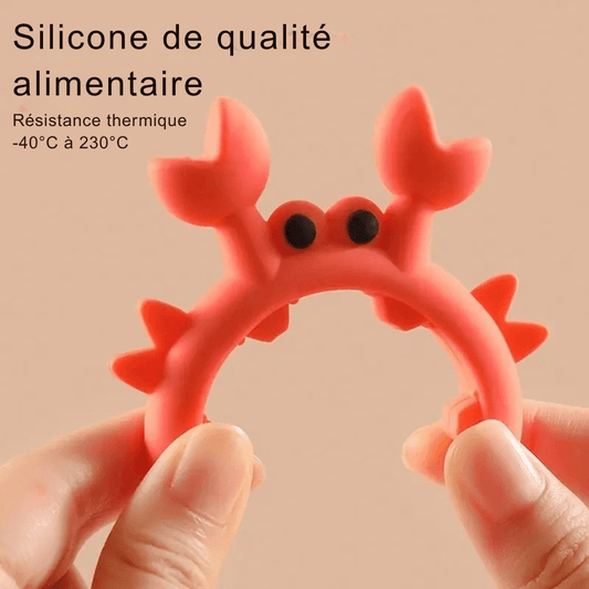 Repose cuillere en silicone | Crabe - cuisine inspirante
