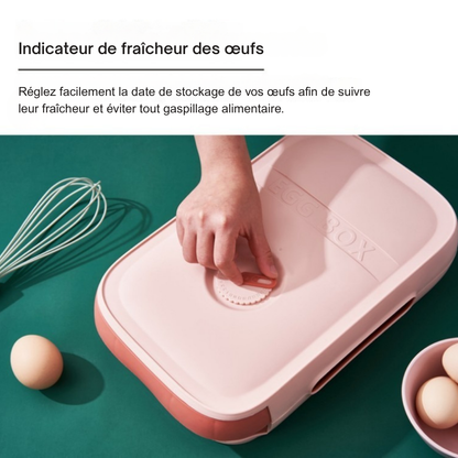 Boîte à oeufs tiroir empilable