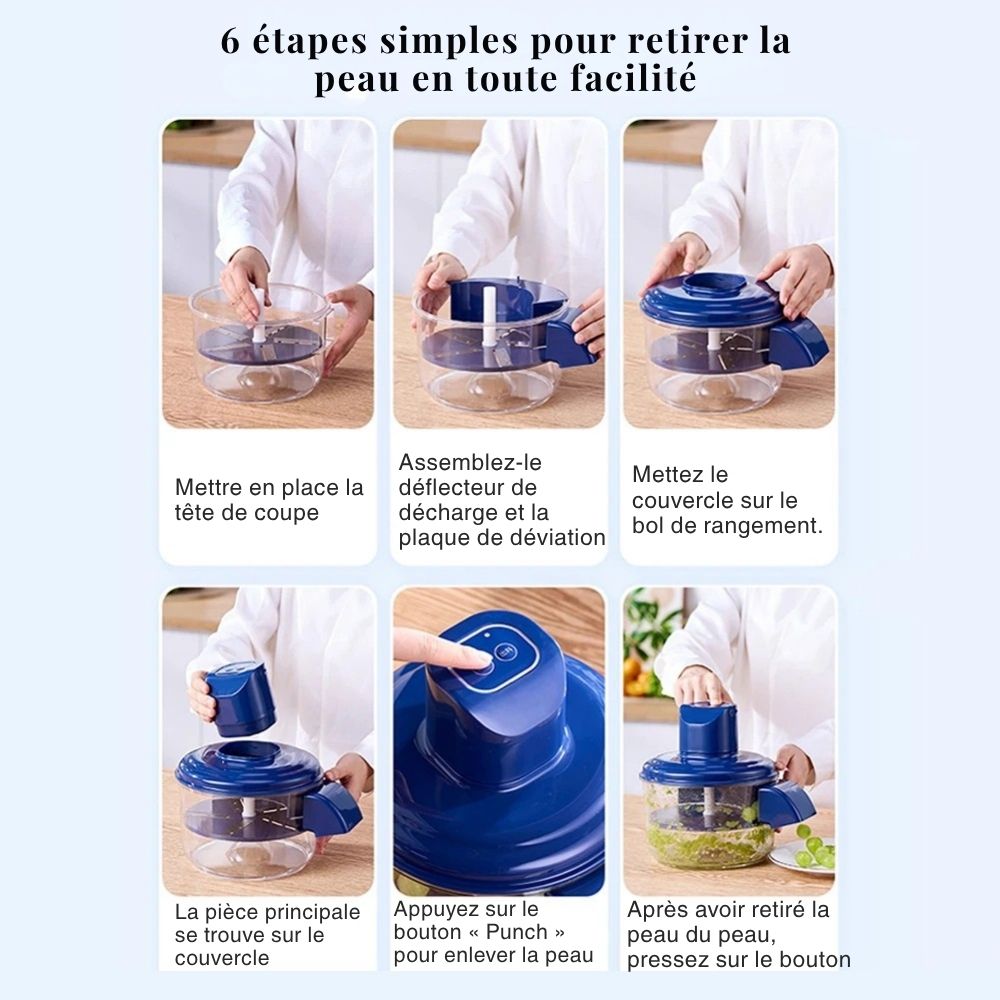 Éplucheur Électrique Professionnel - Fruits et Légumes - cuisine inspirante