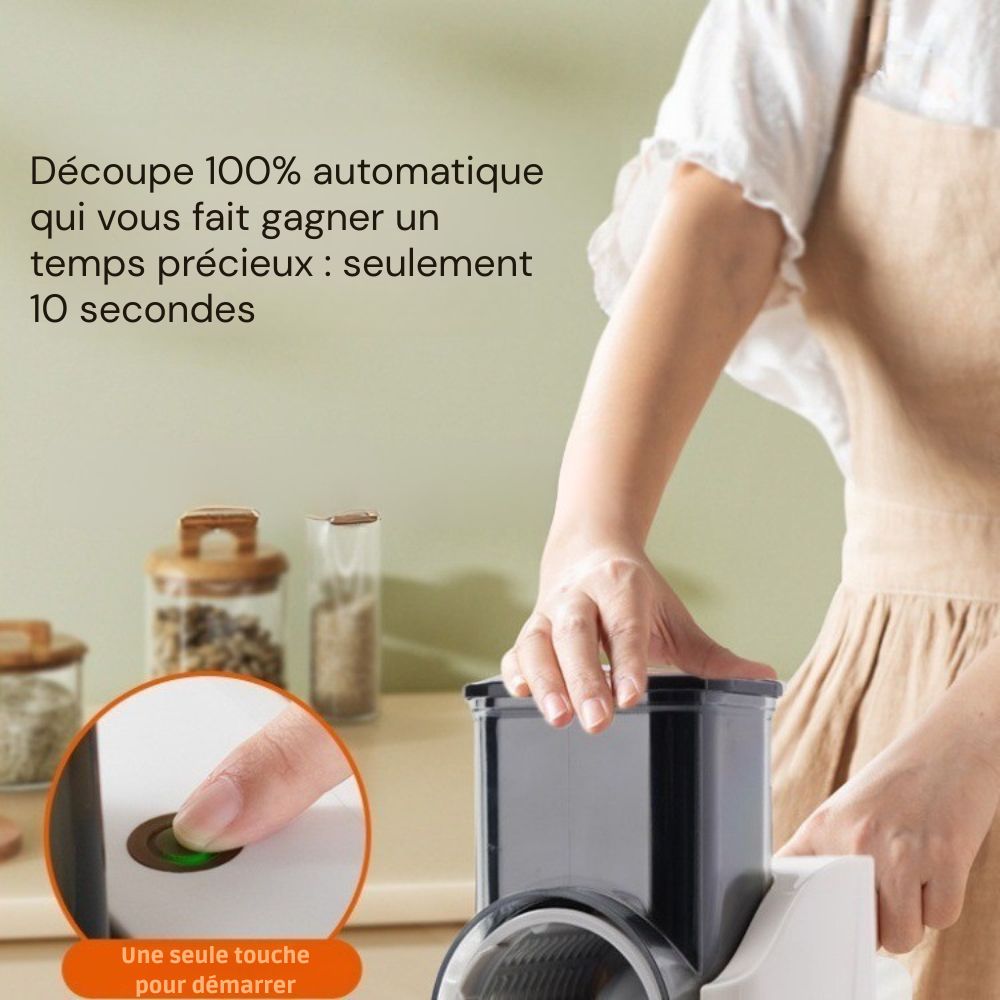 Râpe à fromage électrique rechargeable - cuisine inspirante