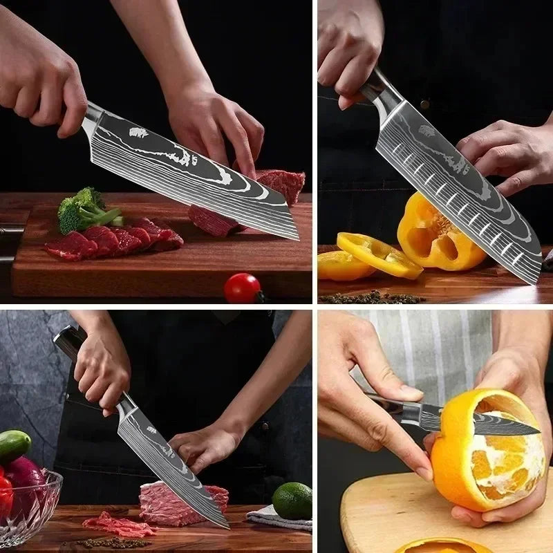 Couteaux de Cuisine santoku | Xtuo™