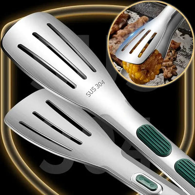 Pince de Cuisine inox avec poignée en silicone - cuisine inspirante