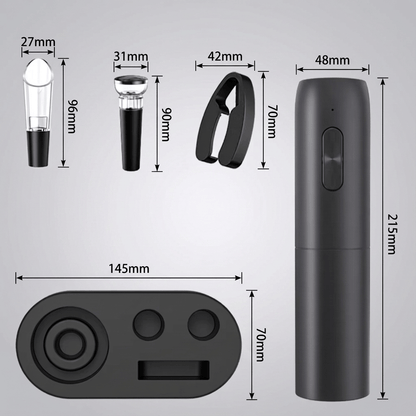 Ouvre bouteille électrique rechargeable - cuisine inspirante