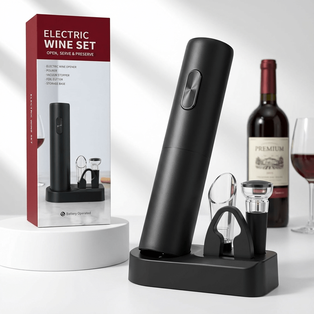 Ouvre bouteille électrique rechargeable - cuisine inspirante