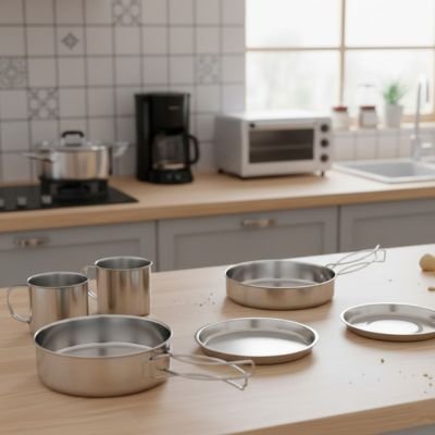 Batterie de Cuisine en Inox | Durable et Professionnelle - cuisine inspirante