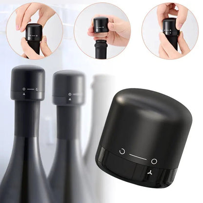 Bouchon de vin sous vide réutilisable - cuisine inspirante