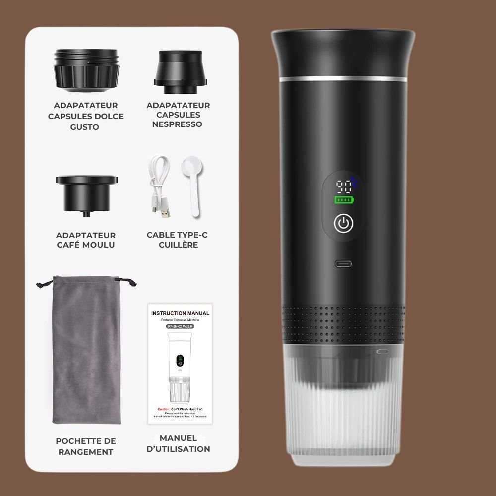 Machine à Café Portable - NomadBrew - cuisine inspirante
