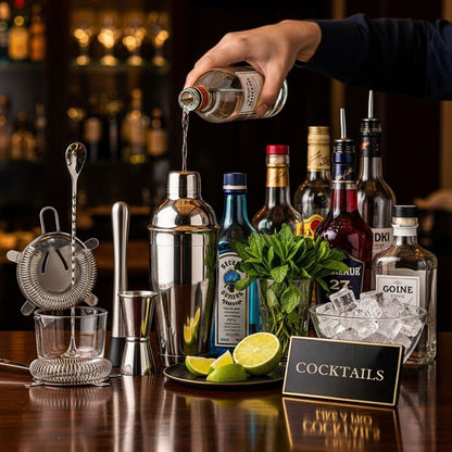 cocktail drink shaker kit