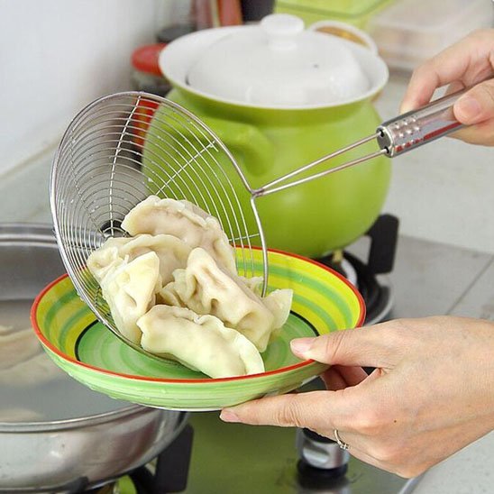 Ecumoire friture - cuisine inspirante