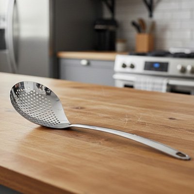Ecumoire manche long - cuisine inspirante