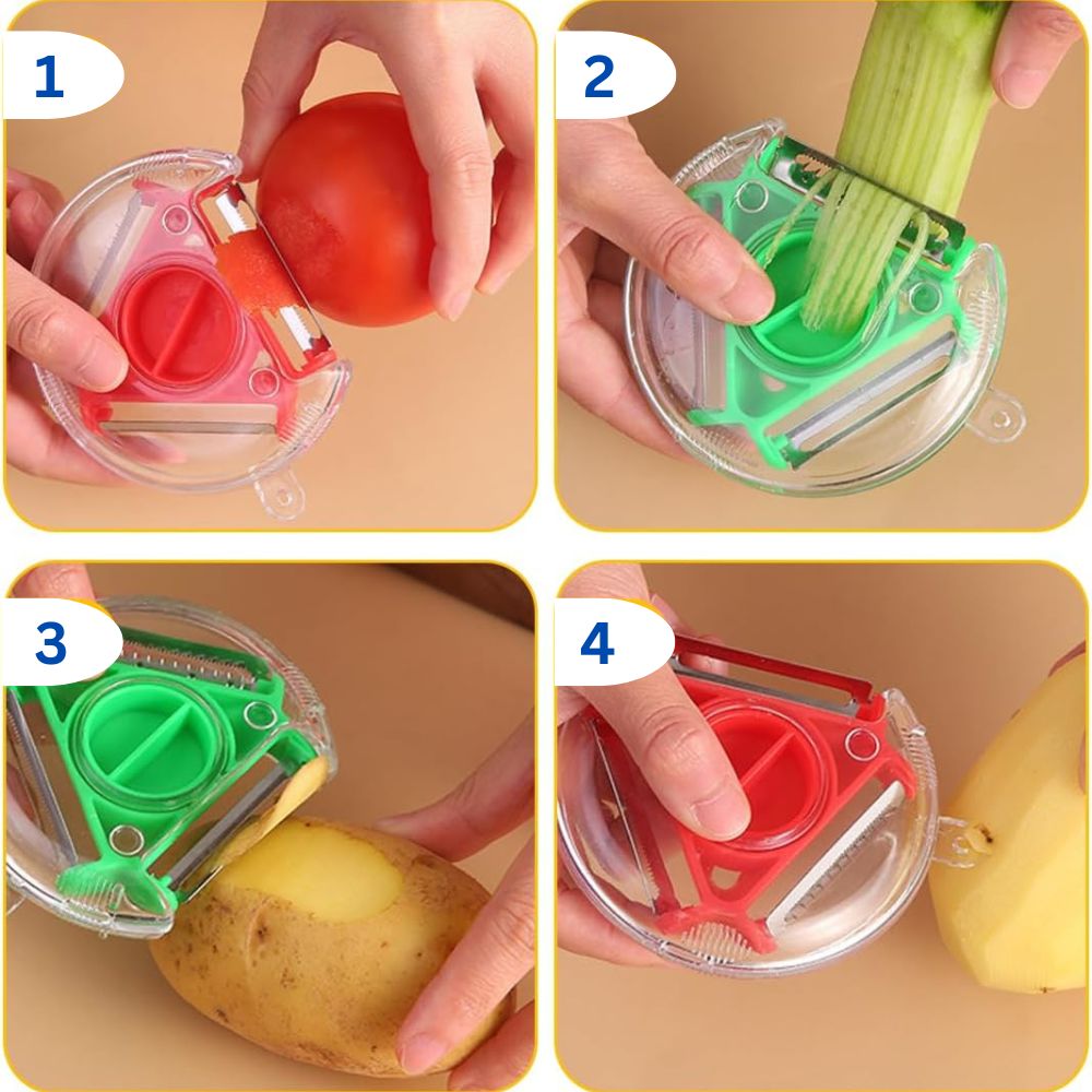 EPLUCHEUR - 3 en 1 PEELSTAR - cuisine inspirante