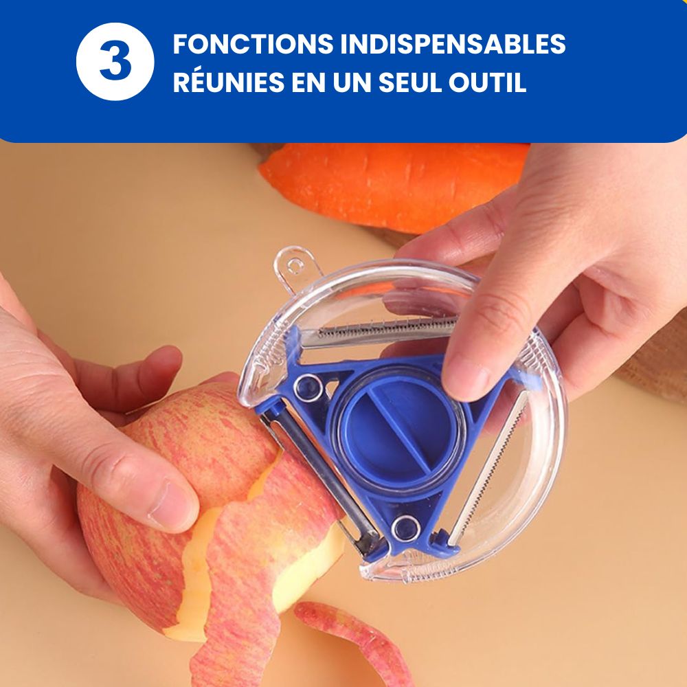 EPLUCHEUR - 3 en 1 PEELSTAR - cuisine inspirante