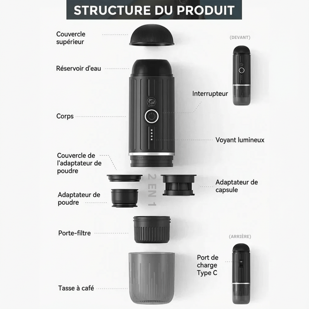 Machine à café expresso portable - cuisine inspirante