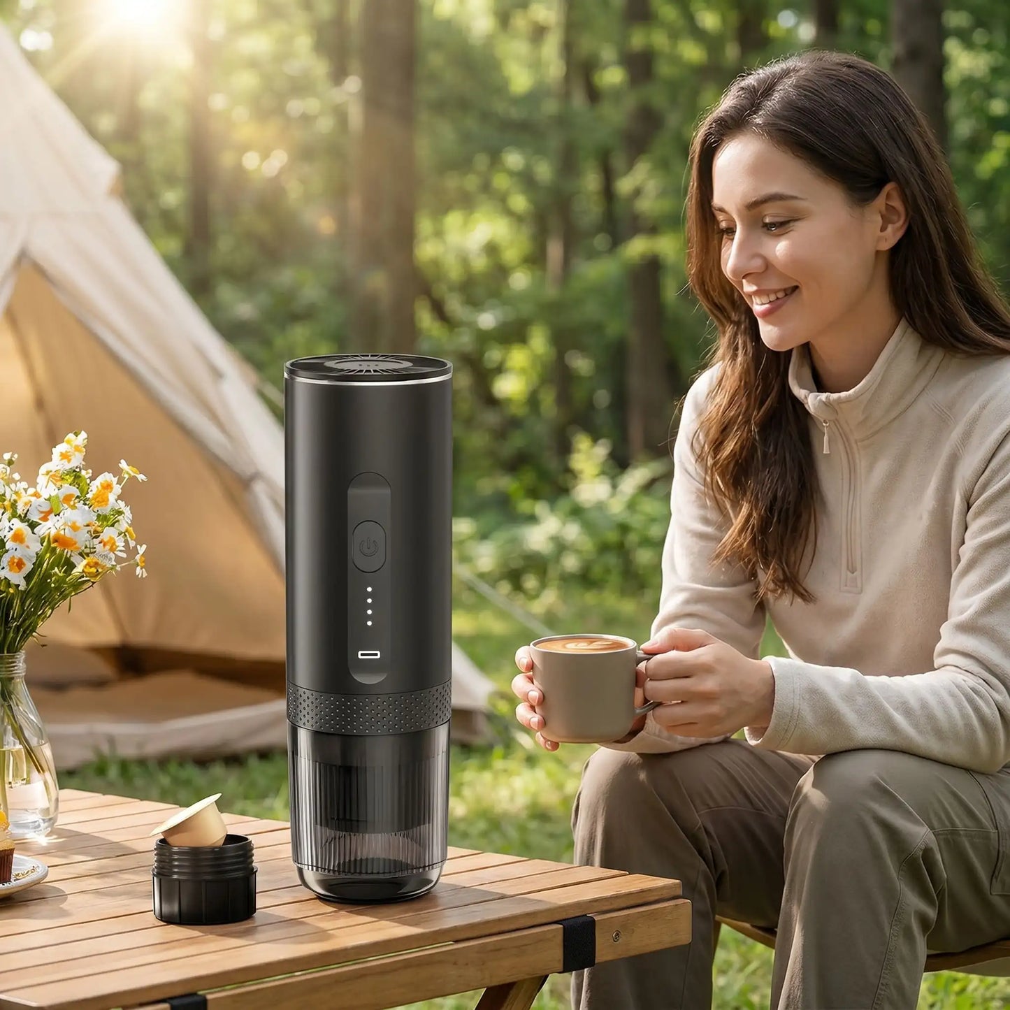 Cafetière électrique de voyage - cuisine inspirante