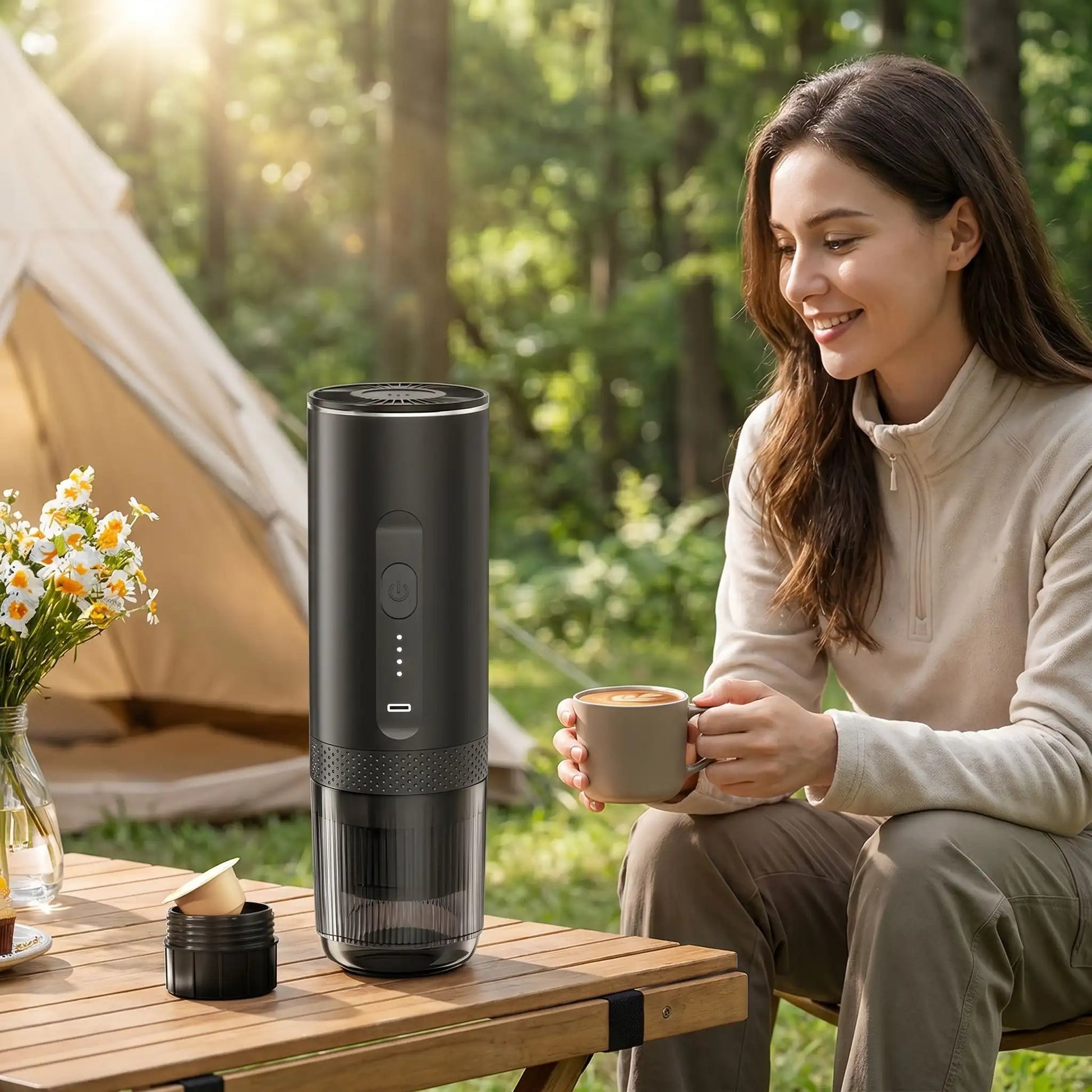 Cafetière électrique de voyage - cuisine inspirante